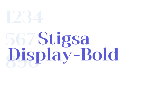 Stigsa Display-Bold