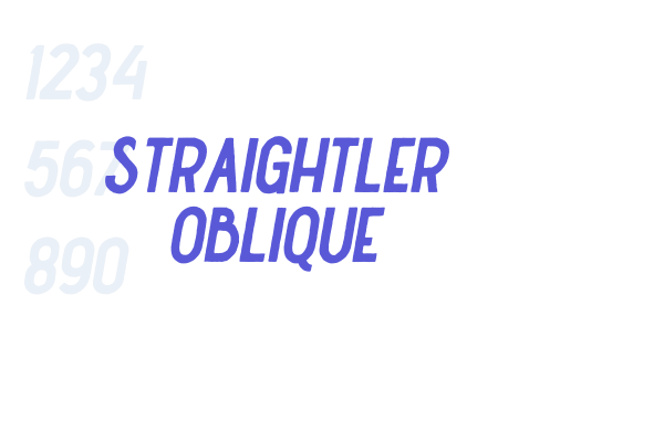 Straightler Oblique