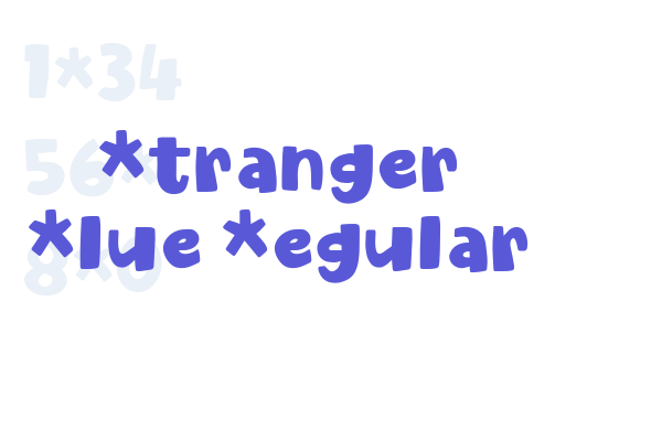 Stranger Blue Regular