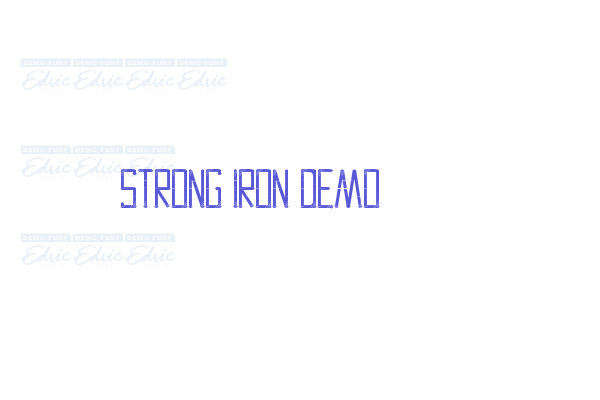 Strong Iron Demo