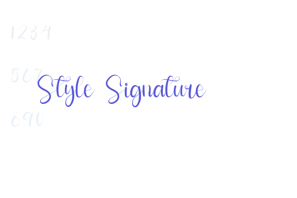 Style Signature