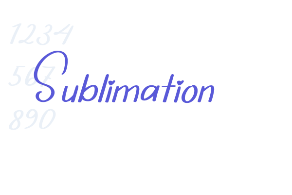 Sublimation