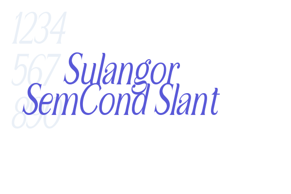 Sulangor SemCond Slant