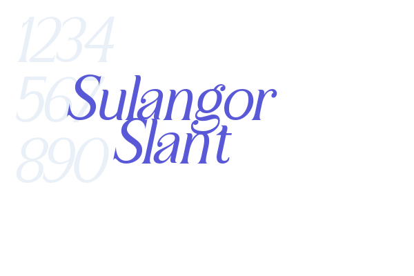 Sulangor Slant