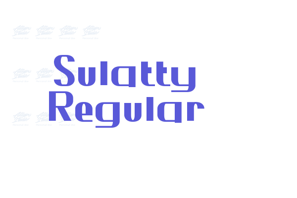 Sulatty Regular