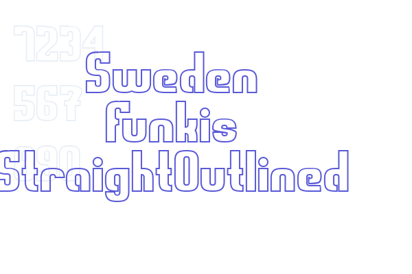 Sweden Funkis StraightOutlined