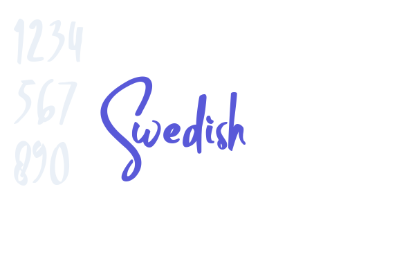 Swedish font download