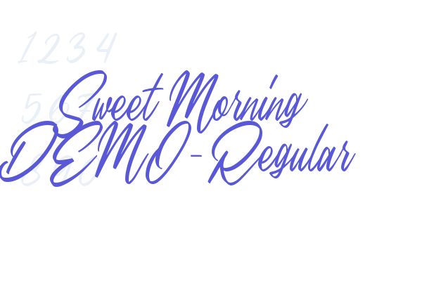 Sweet Morning DEMO-Regular