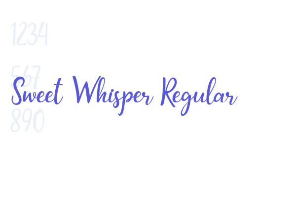 Sweet Whisper Regular