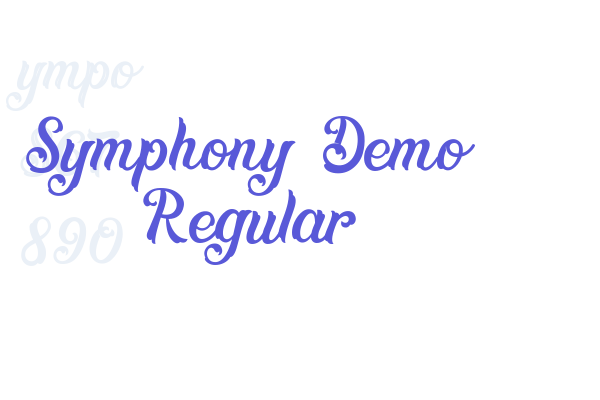 Symphony Demo Regular