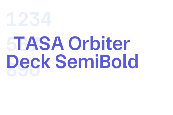 TASA Orbiter Deck SemiBold