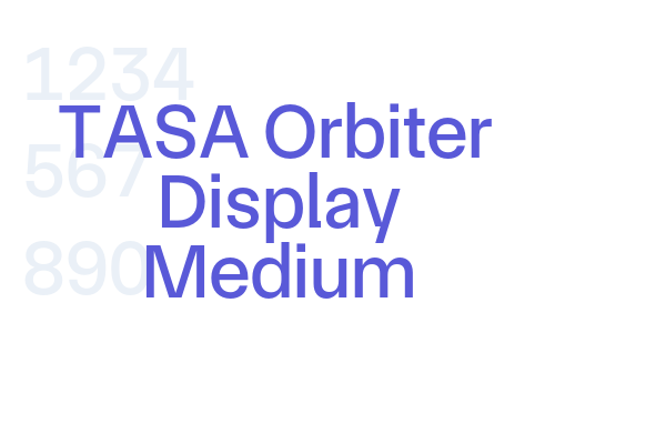 TASA Orbiter Display Medium