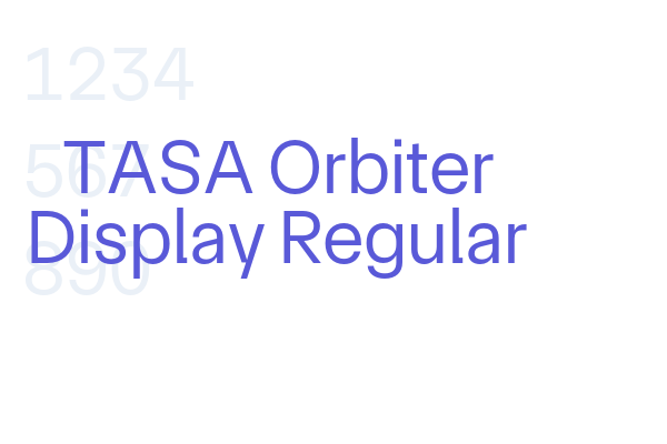 TASA Orbiter Display Regular