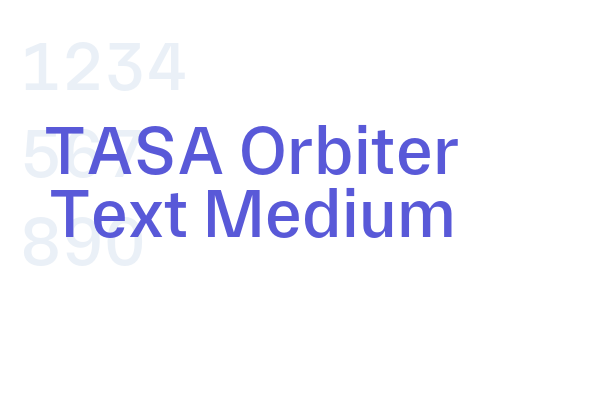 TASA Orbiter Text Medium