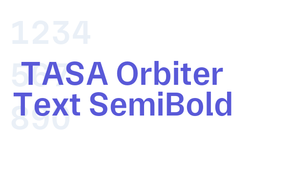 TASA Orbiter Text SemiBold