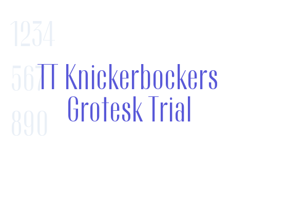 TT Knickerbockers Grotesk Trial