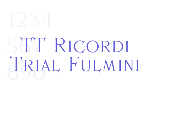 TT Ricordi Trial Fulmini