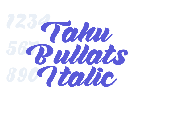 Tahu Bullats Italic