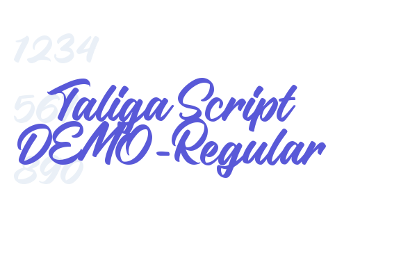 Taliga Script DEMO-Regular