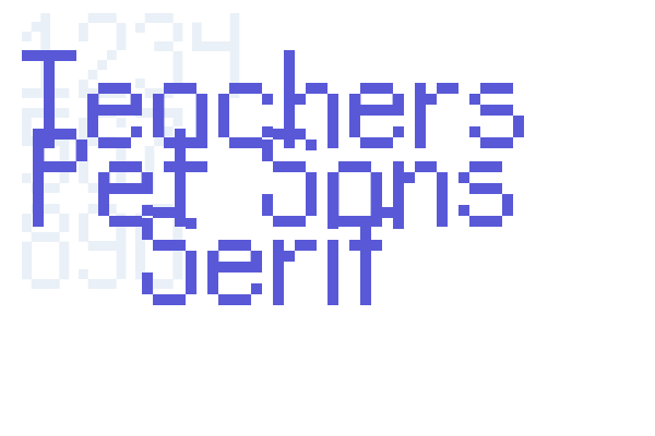 Teachers Pet Sans Serif