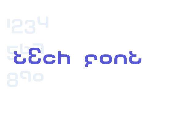 Tech Font