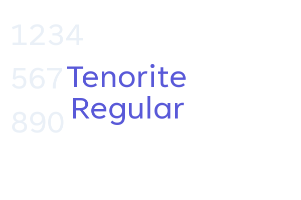 Tenorite Regular