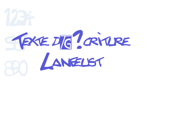 Texte d’?criture Lanfeust