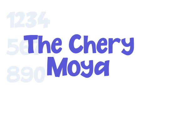 The Chery Moya - Font Free Download