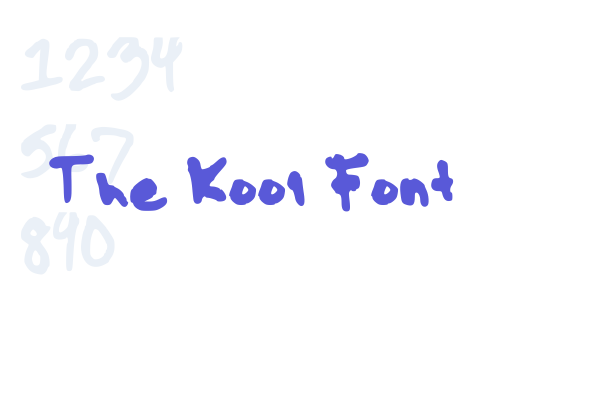 The Kool Font