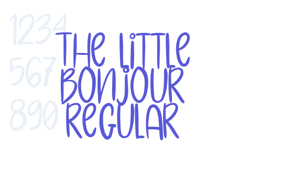 The Little Bonjour Regular