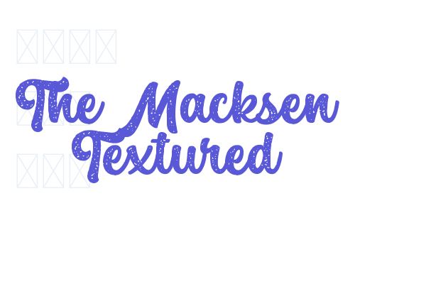 The Macksen Textured