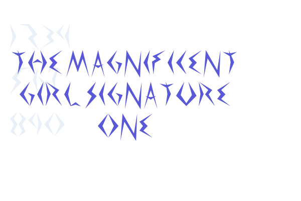 The Magnificent Girl Signature One