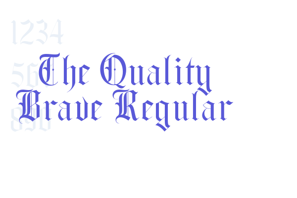 The Quality Brave Regular