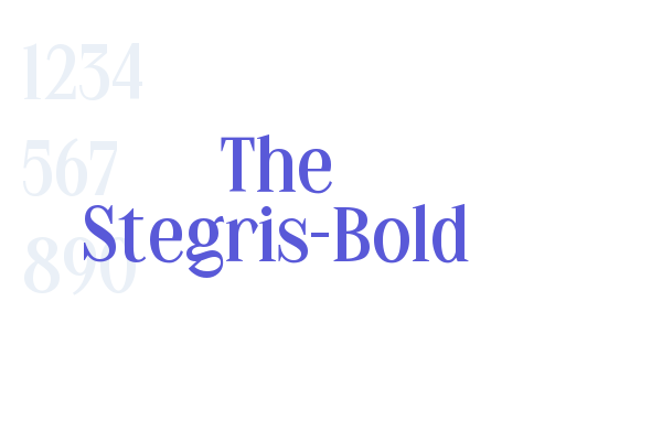 The Stegris-Bold