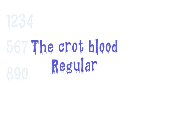 The crot blood Regular