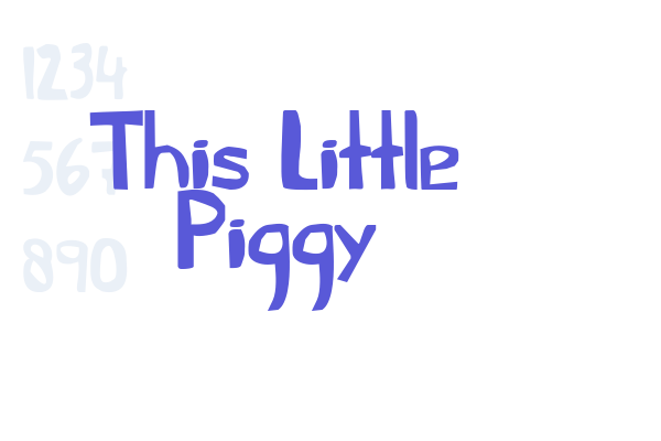 This Little Piggy