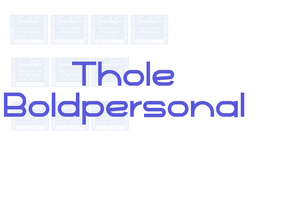 Thole Boldpersonal