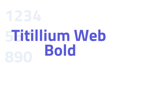 Titillium Web Bold