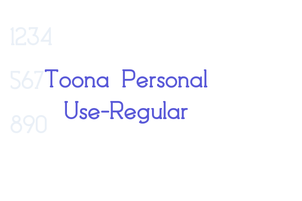 Toona Personal Use-Regular