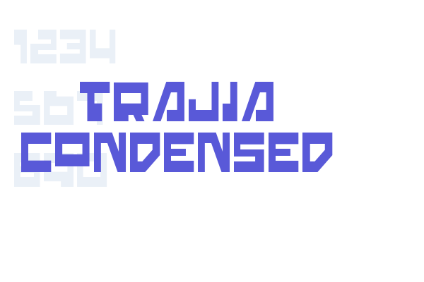 Trajia Condensed