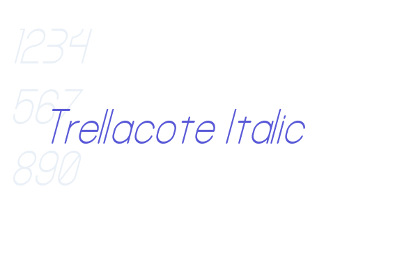 Trellacote Italic