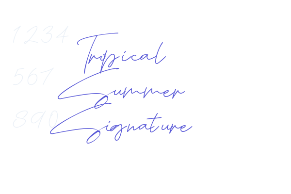 Tropical Summer Signature