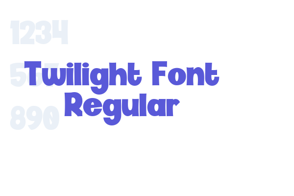 Twilight Font Regular