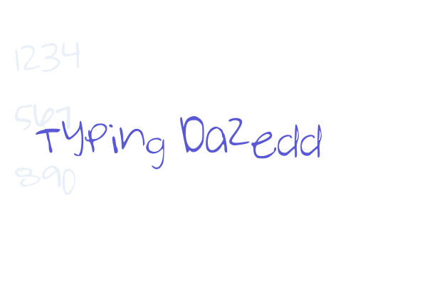 Typing Dazedd