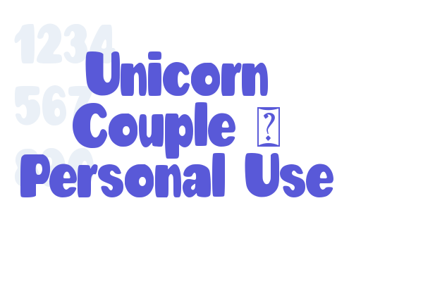 Unicorn Couple – Personal Use