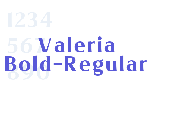 Valeria Bold-Regular