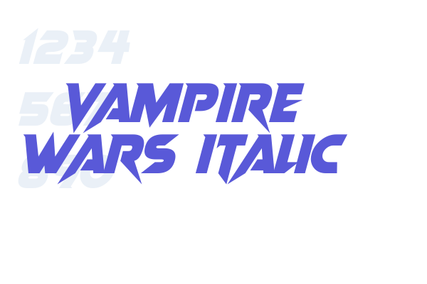 Vampire Wars Italic