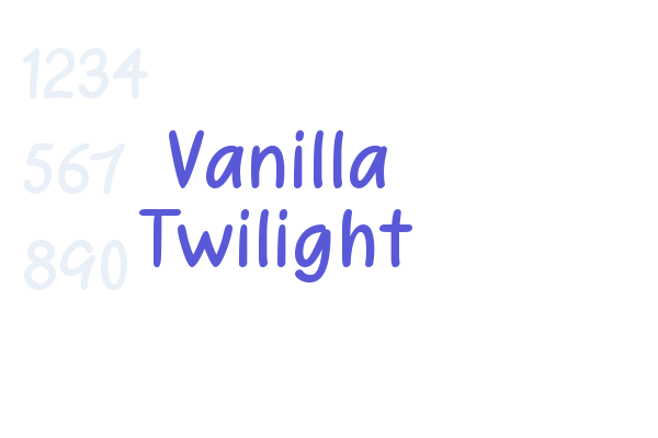 Vanilla Twilight