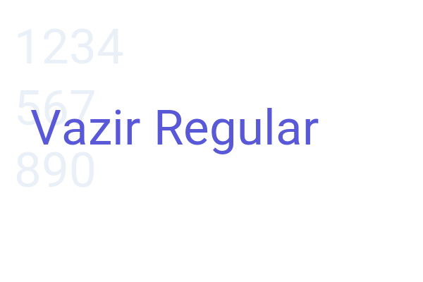 Vazir Regular