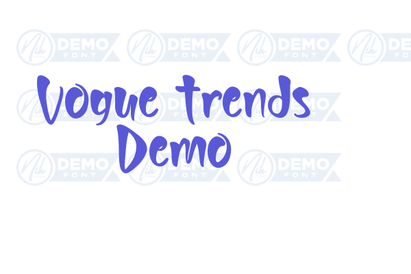 Vogue Trends Demo